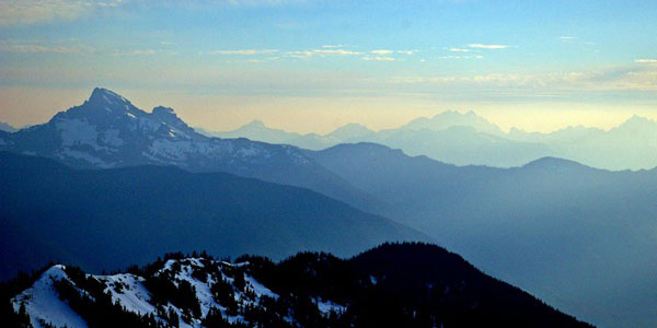 Evening at the summit of Green Mountain is just one view that may be open to hikers again. Photo by Kim Brown.  