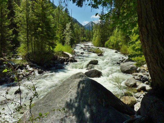 Ingalls Creek along the trail. Photo by jbk51961. 