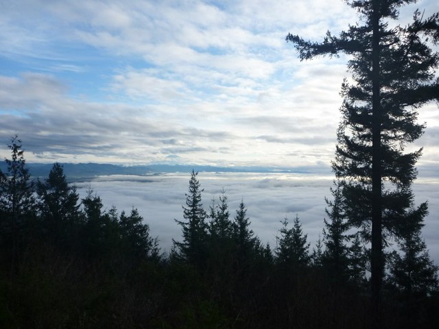 From a viewpoint on Squak Mountain. Photo by Eric Jain. 