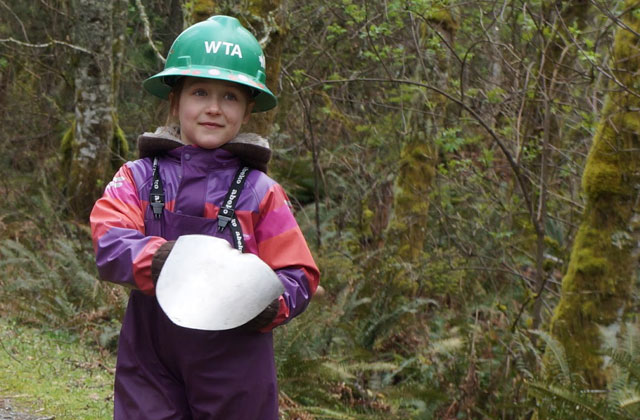 Girl on WTA work party Heidi Watters Photo courtesy Heidi Watters.