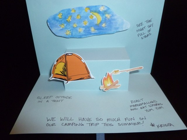 camping trip invitation