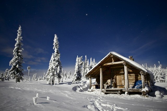 Snow Peak Cabin Snow Peak Cabin. Photo by David Inscho.