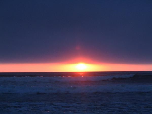 Sunset at Willoughby Creek (Shi Shi beach)