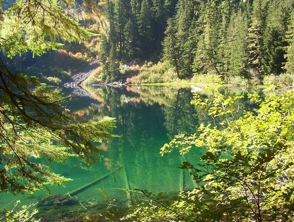 Green Lake and the fall colors.