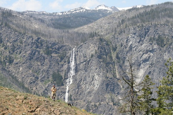 waterfall across Tumwater Canyon