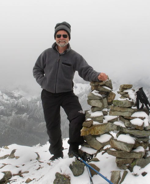 Snow on the summit of Alta Mtn.