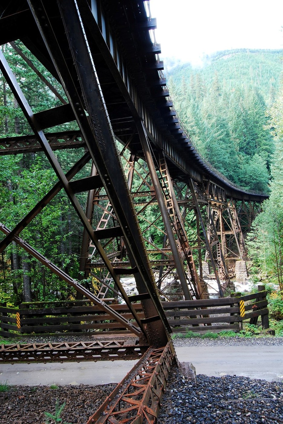 Railroad bridge over Foss River Road #68