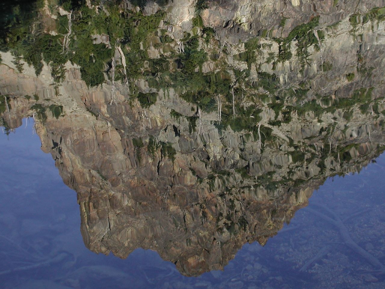 Reflection of Cathedral Rock in Peggy's Pond, photo by Slugman
