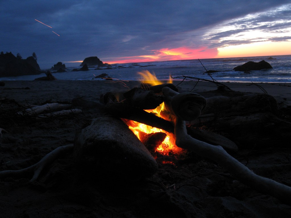view from our camp at Toleak
