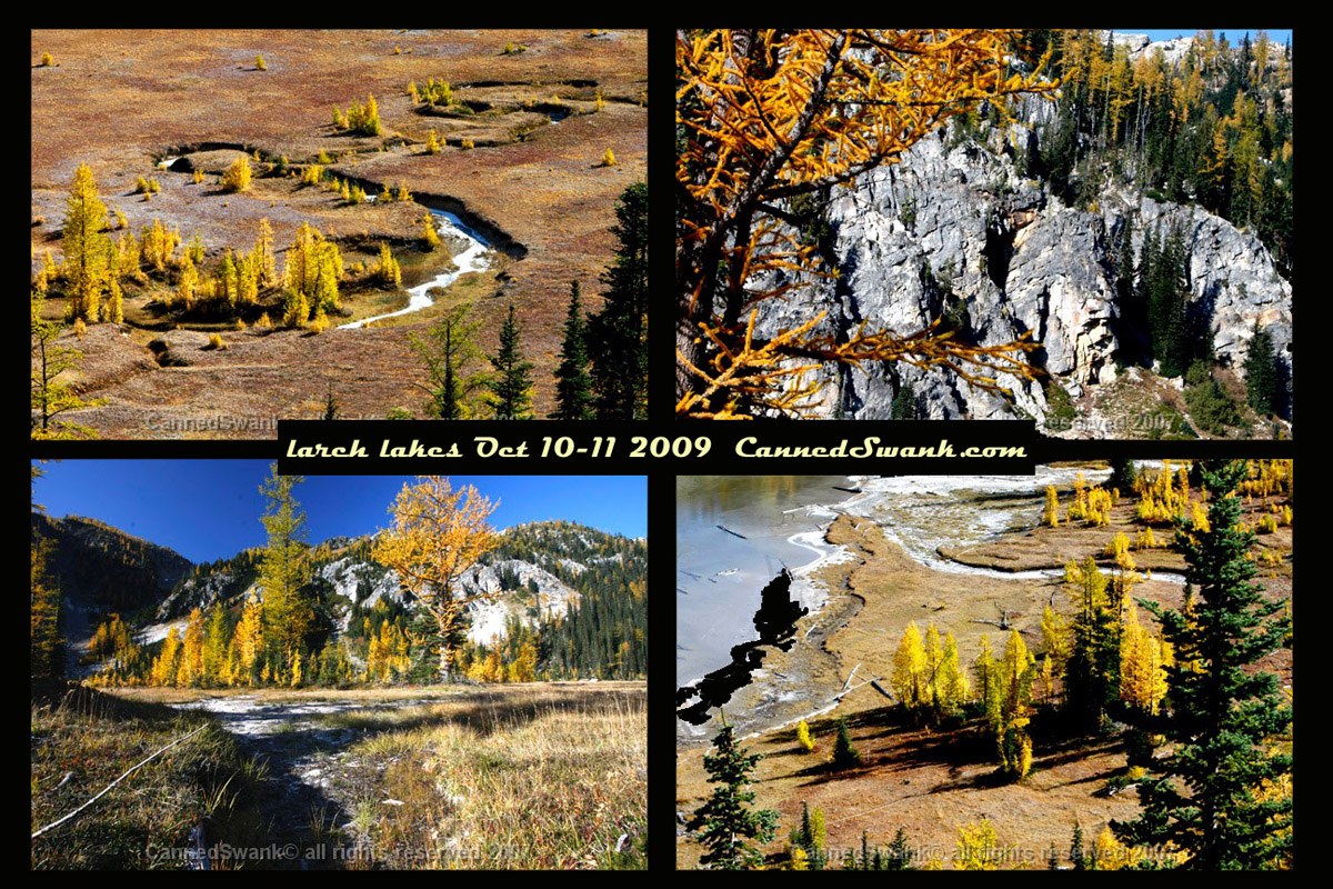 Larch lakes Oct 2009 (C) CannedSwank.com David W Aldridge