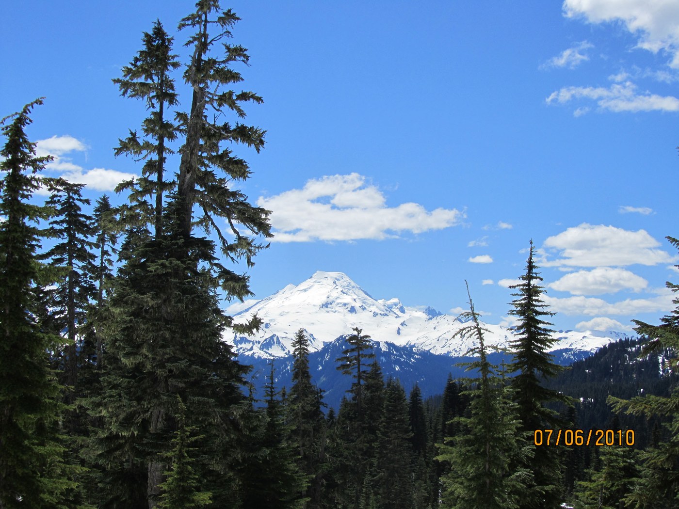 Mt. Baker from the trail