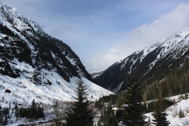 The valley was beautiful in the sun