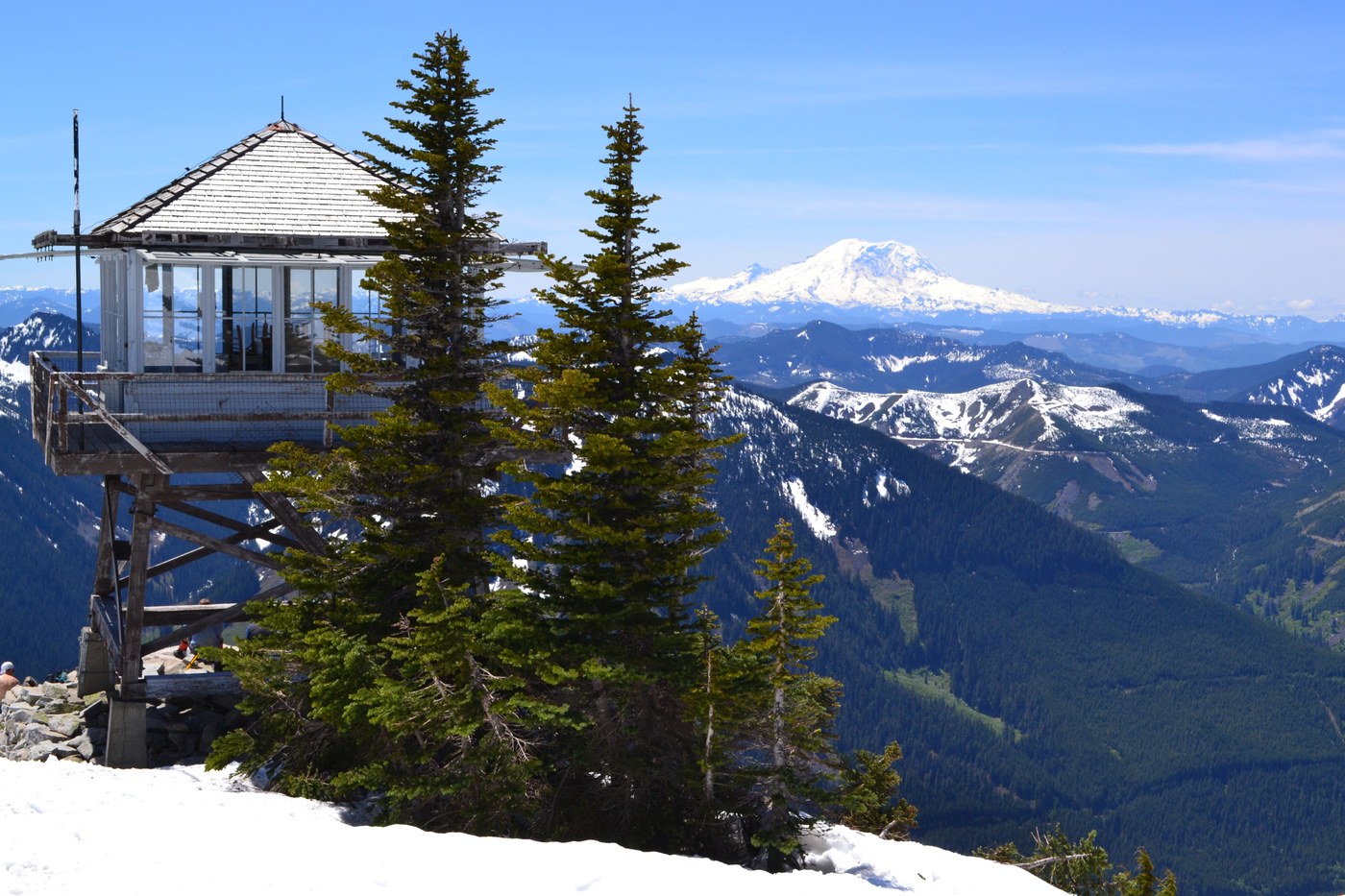 View south from Granite Mtn Lookout
