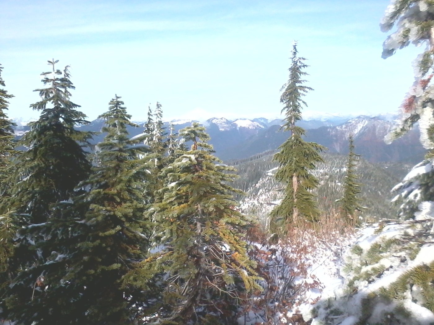 View NE from the summit of Mt Sawyer