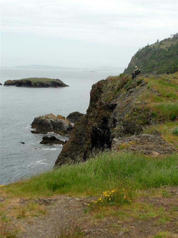 The rugged cliffs of Rosario Head.