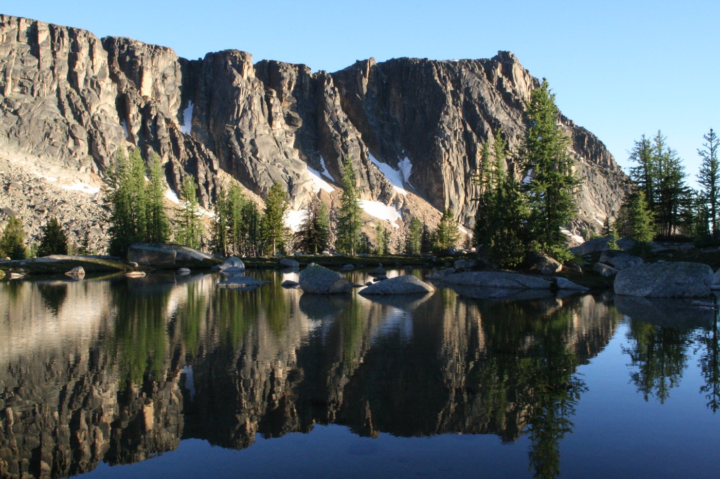 Upper Cathedral Lake, Amphitheater. Photo by Brent Williams