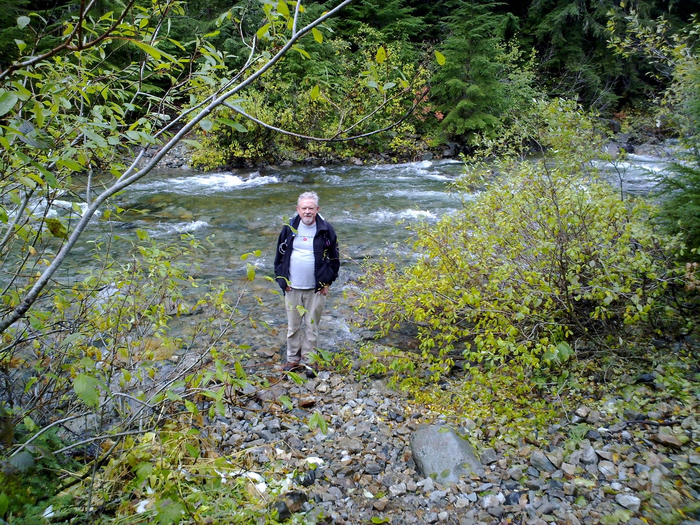 End of the hike at Gold Creek Ford - not going to Alaska Lake today