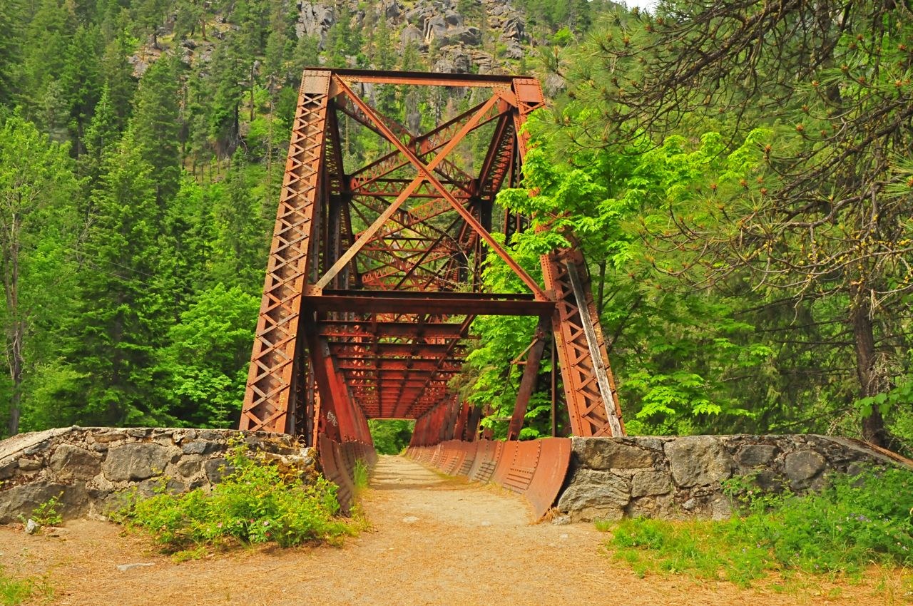 Bridge across the Wenatchee River