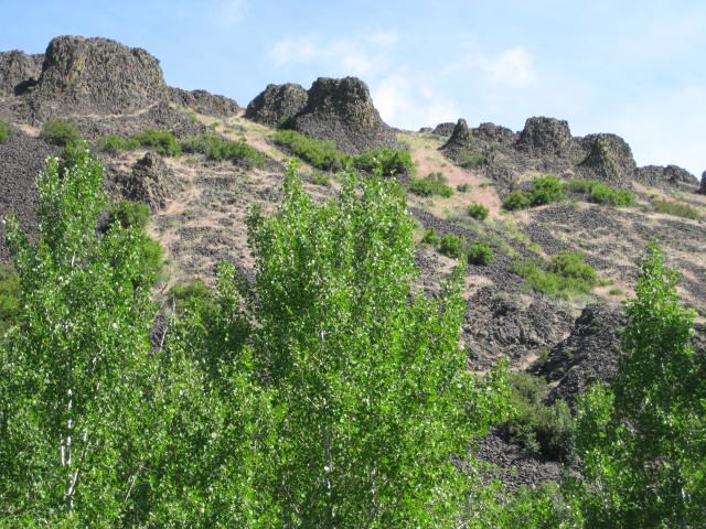 Basalt ramparts