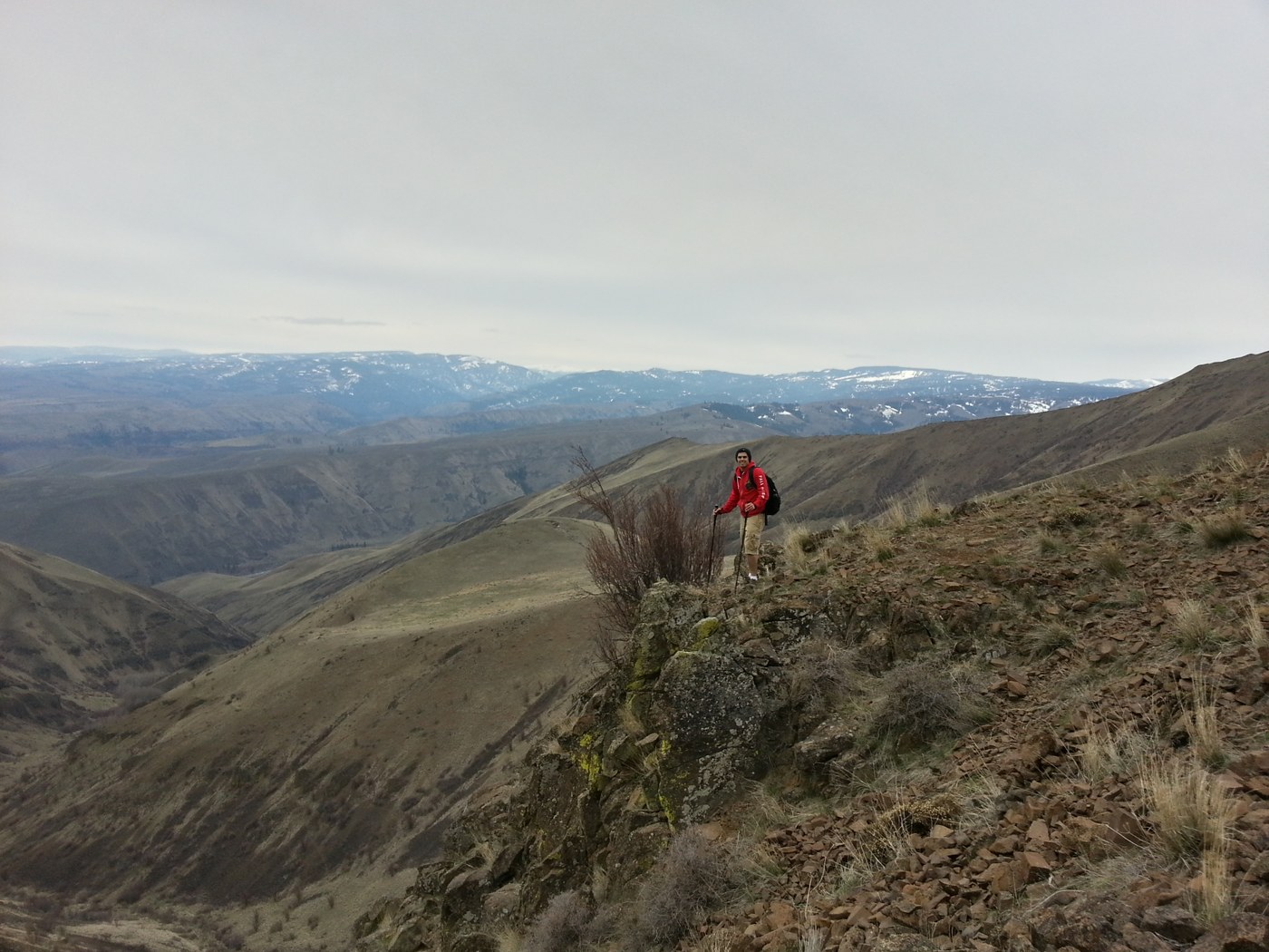 My brother Scott as we climb out of the canyon