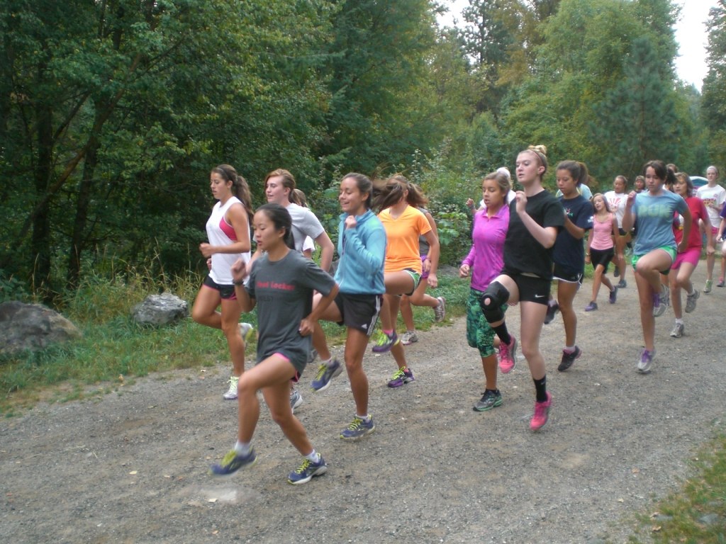 Getting ready to run to the top!