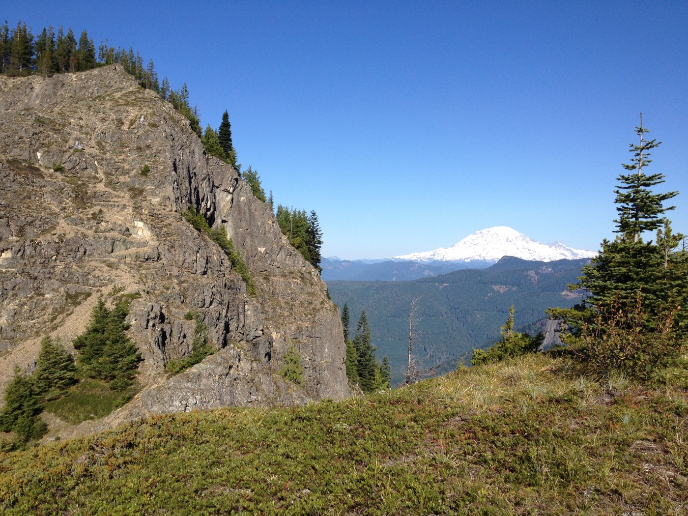 Mount Rainier from Tongue Mountain by chrisburke