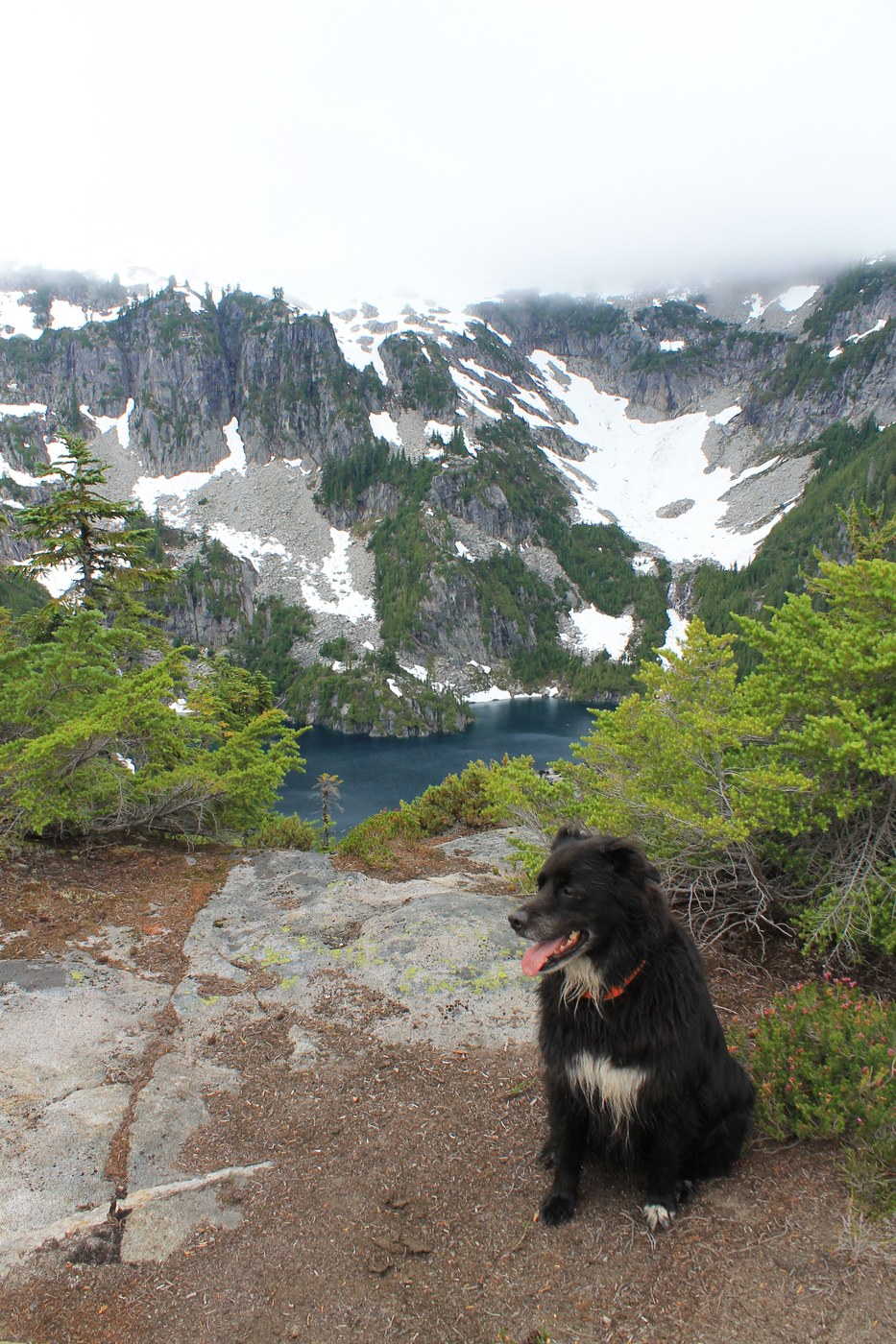 Angeline Lake from the ridge