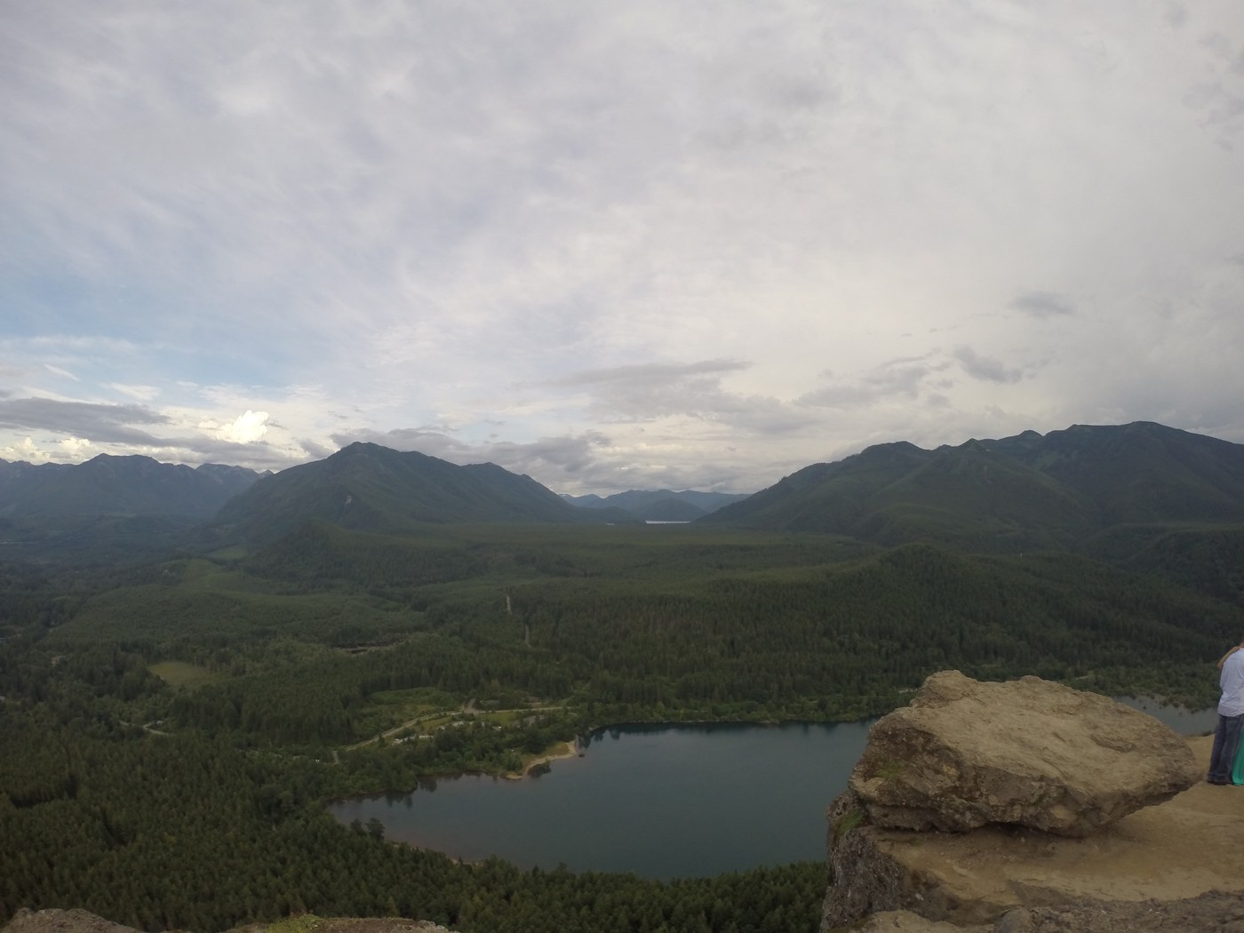 View from ledge