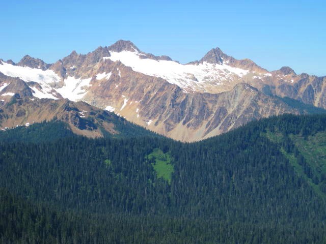 View to the west from the lookout.