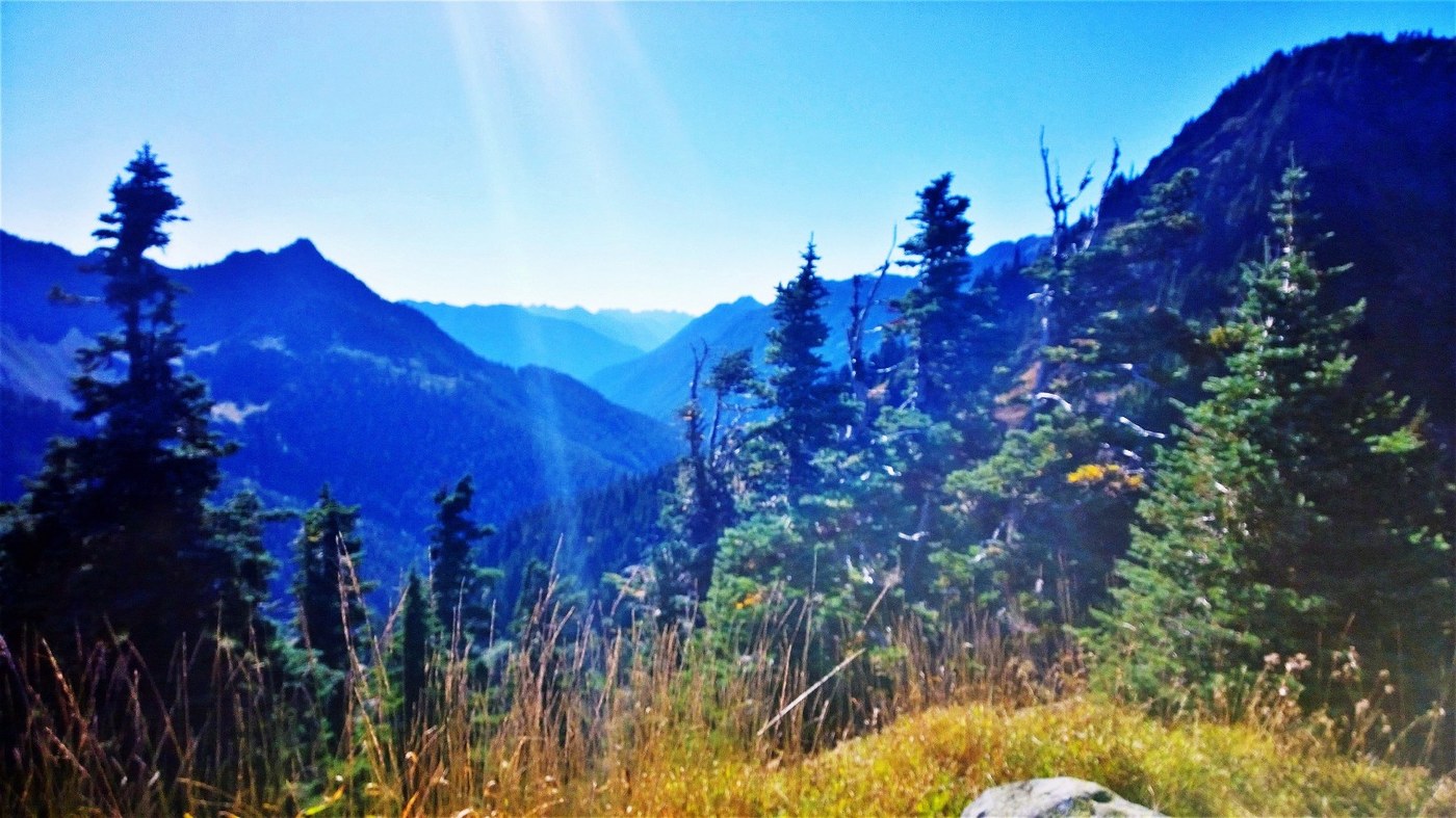Looking back at the valley. Matt Phillips
