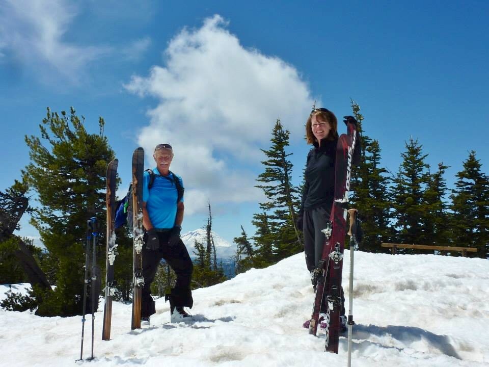 Birdman and I atop Darland Mountain. c Kim Hull