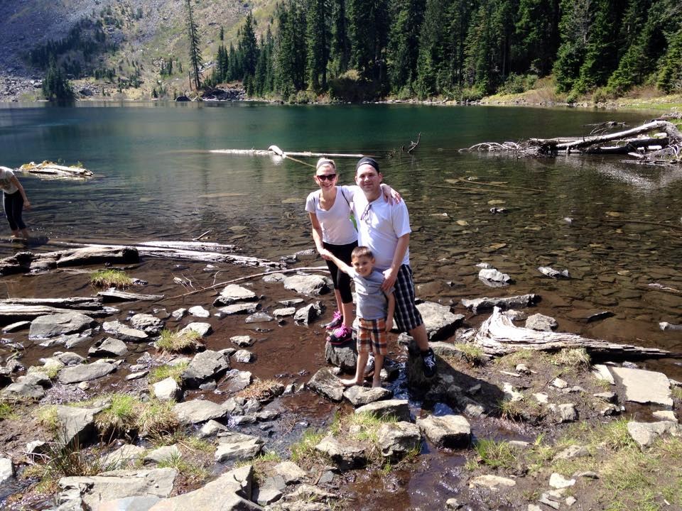 The lake.