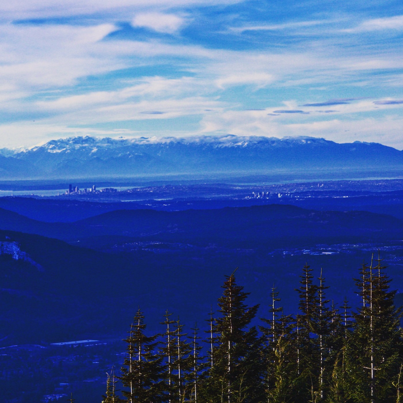 Nice view of the city today.