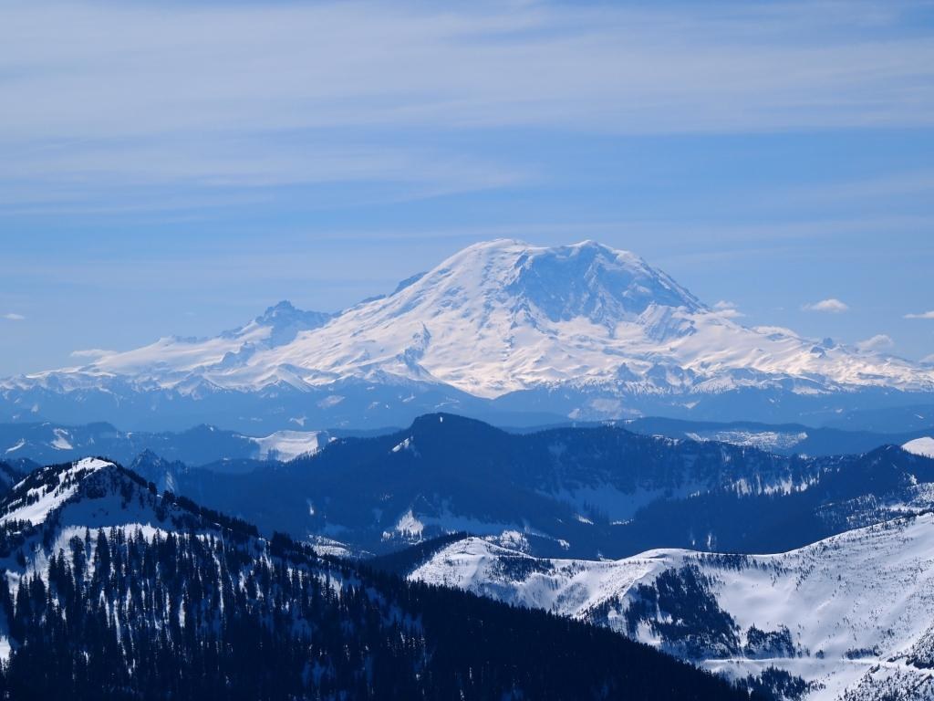 Rainier from the top