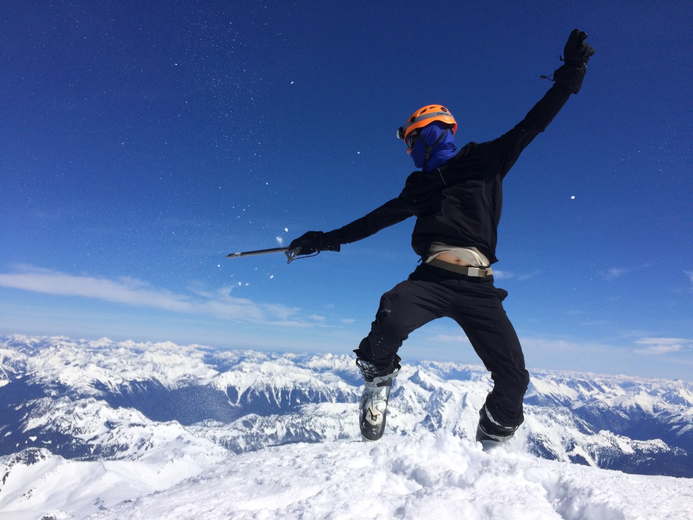 Veni, Vidi, Ascendit (I came, I saw, I climbed)