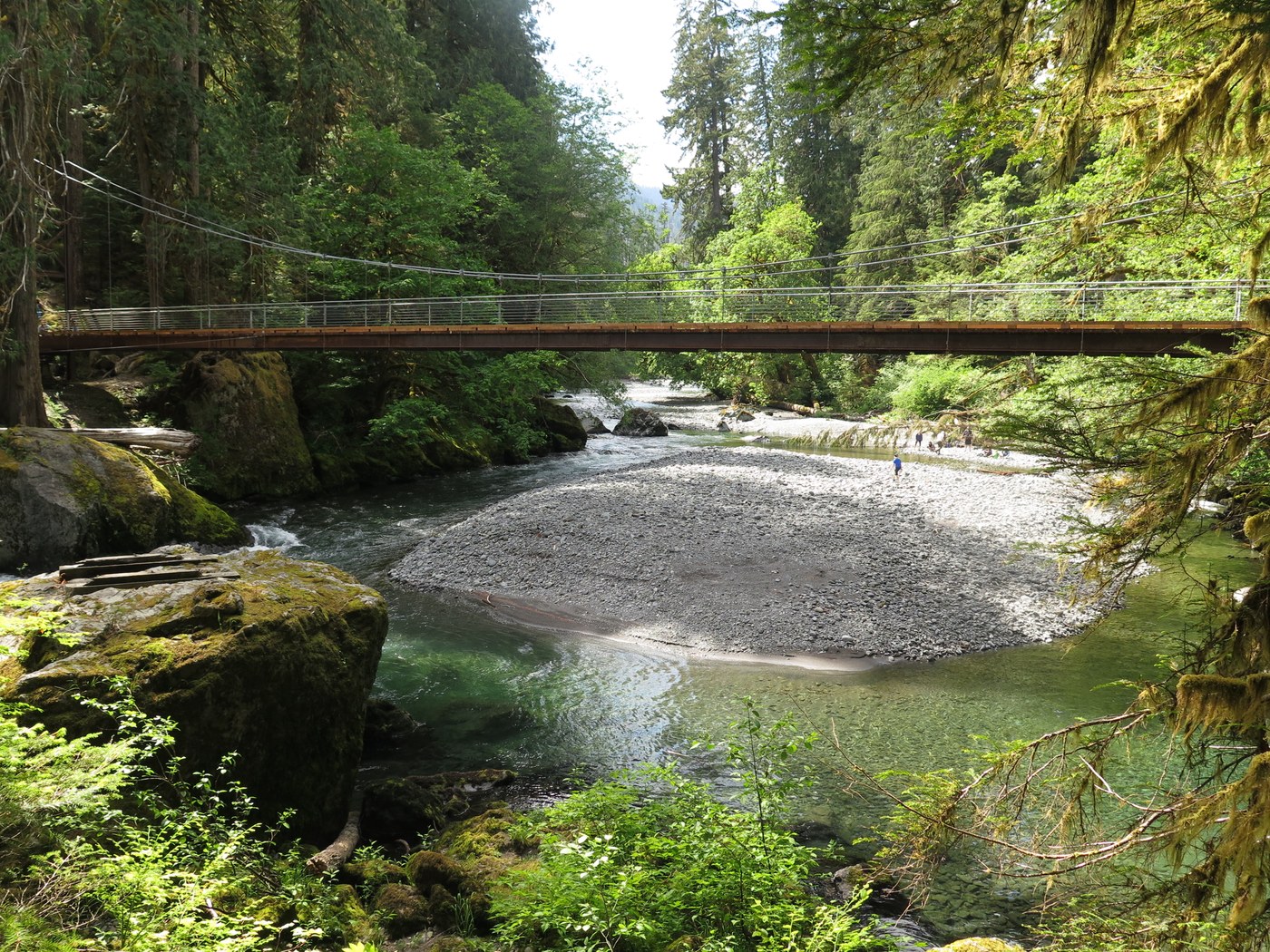 The suspension bridge