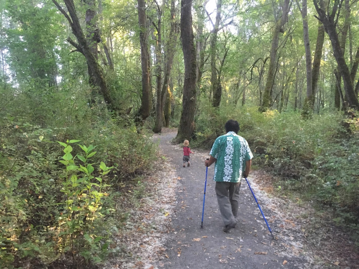 Grandpa chases after Kai