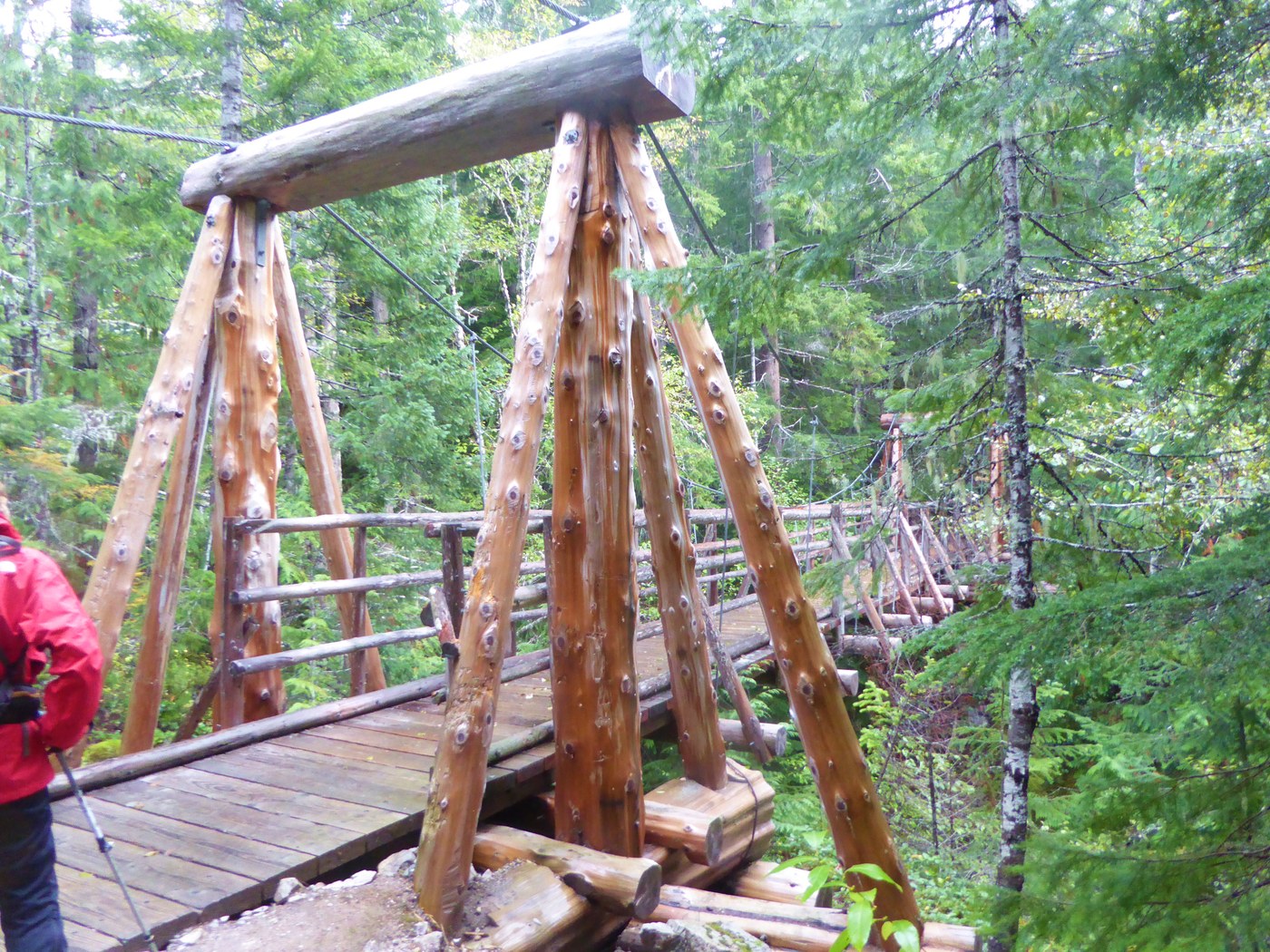 The new suspension bridge