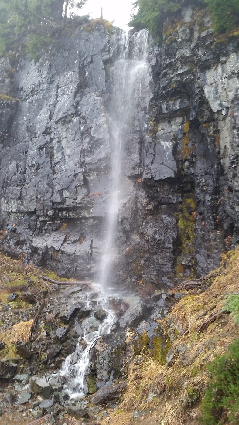 Waterfall along the way