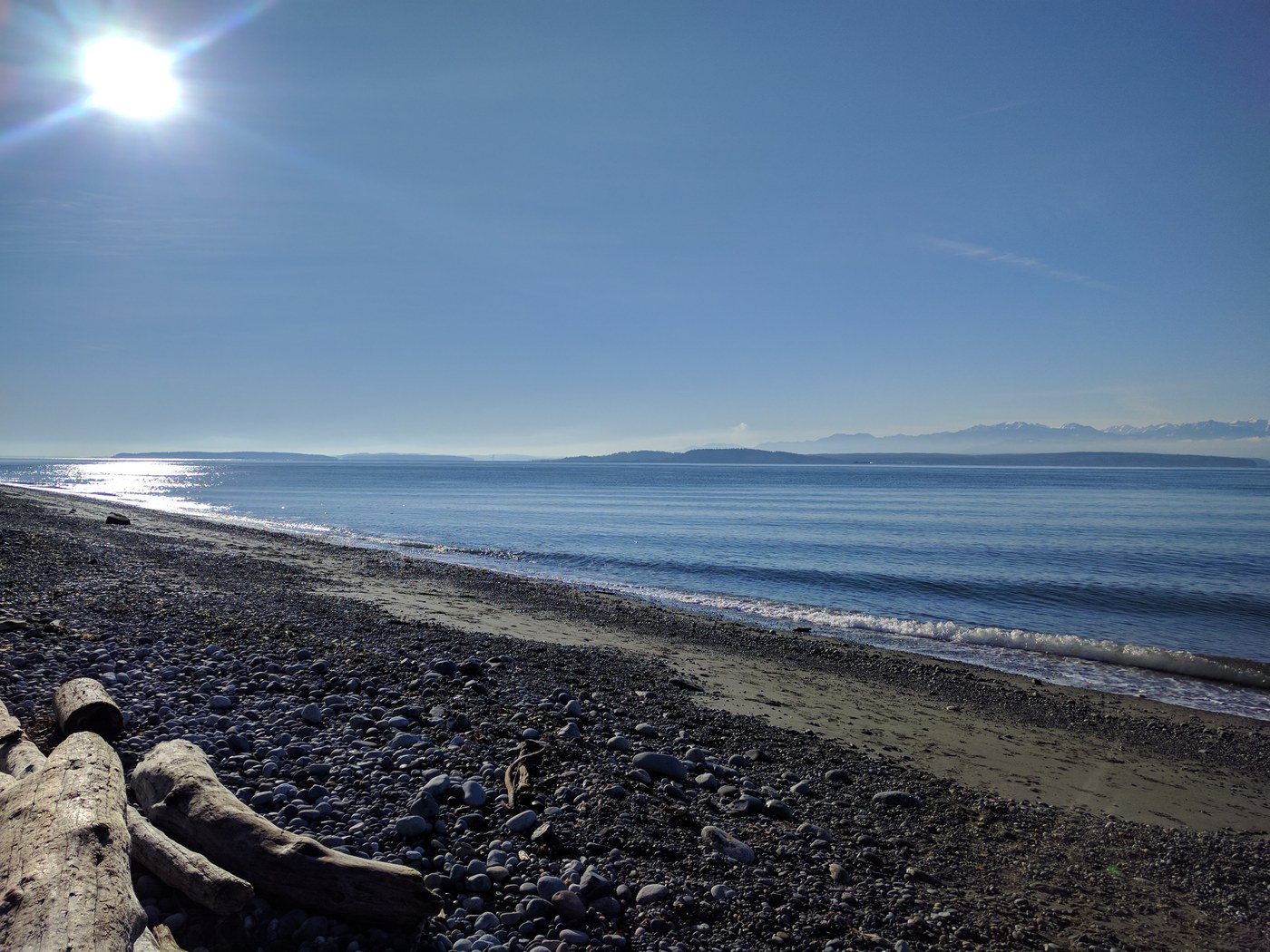 View from the beach