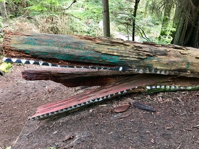 Crocodile Wood Sculpture by nearby neighbor