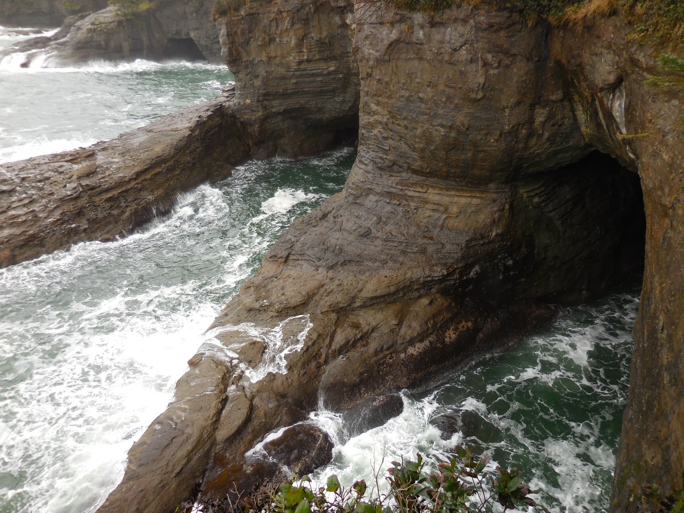 Sea caves. Photo by Anna Roth.