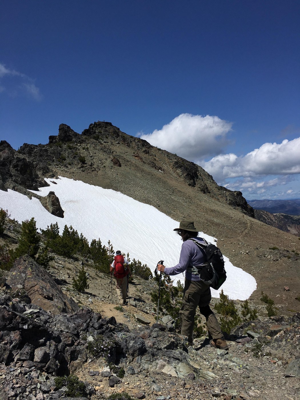 Snow Near the Top. Photo By: M Wisener
