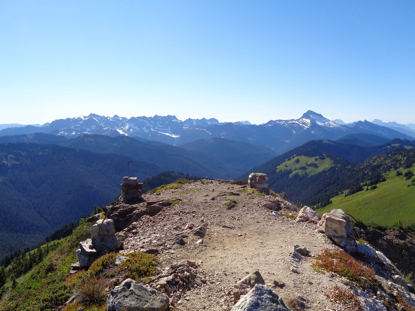 Old lookout site on Johnson