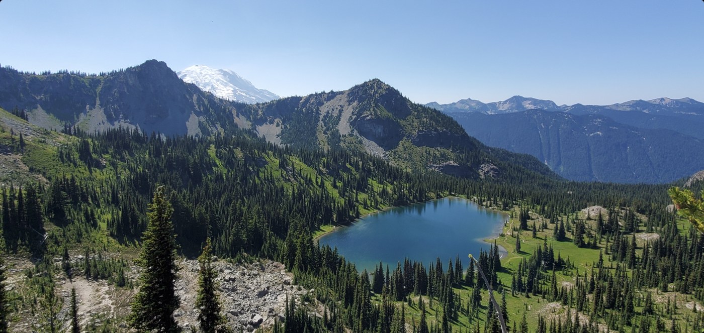 Crystal Lake & Mount Rainier