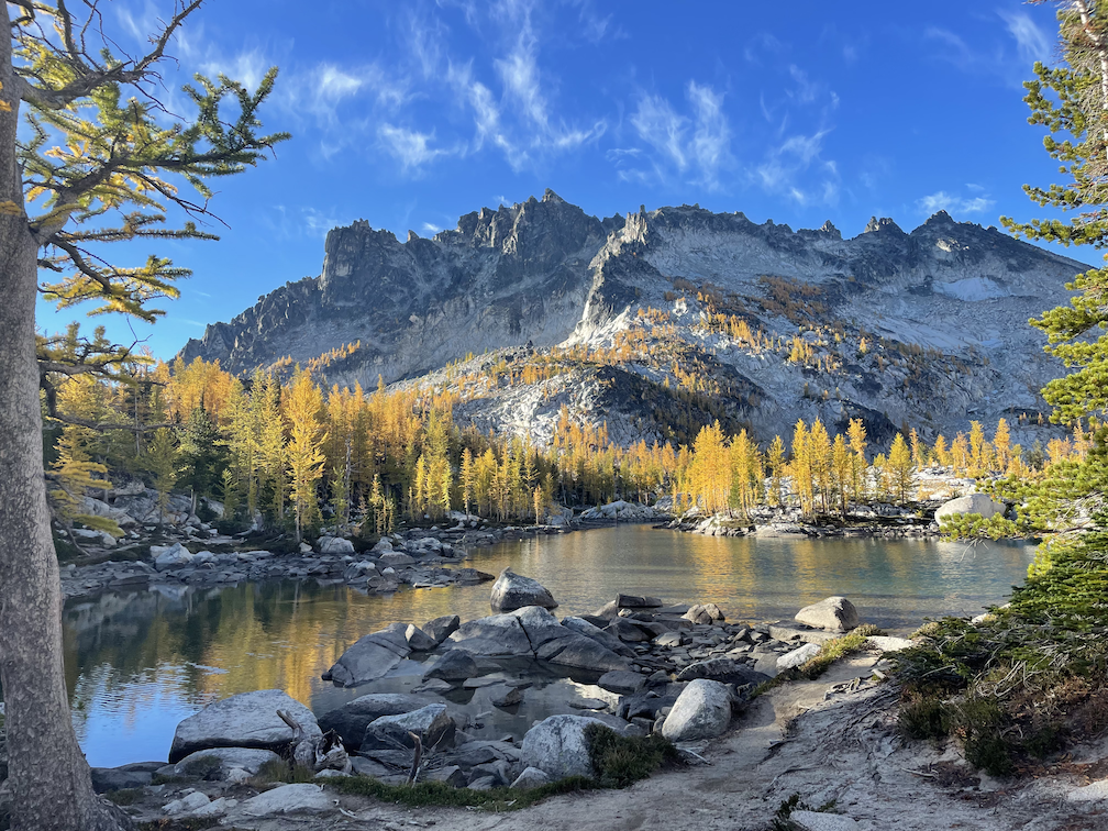 Nada Lake, Snow Lakes, The Enchantments, McClellan Peak, Cannon