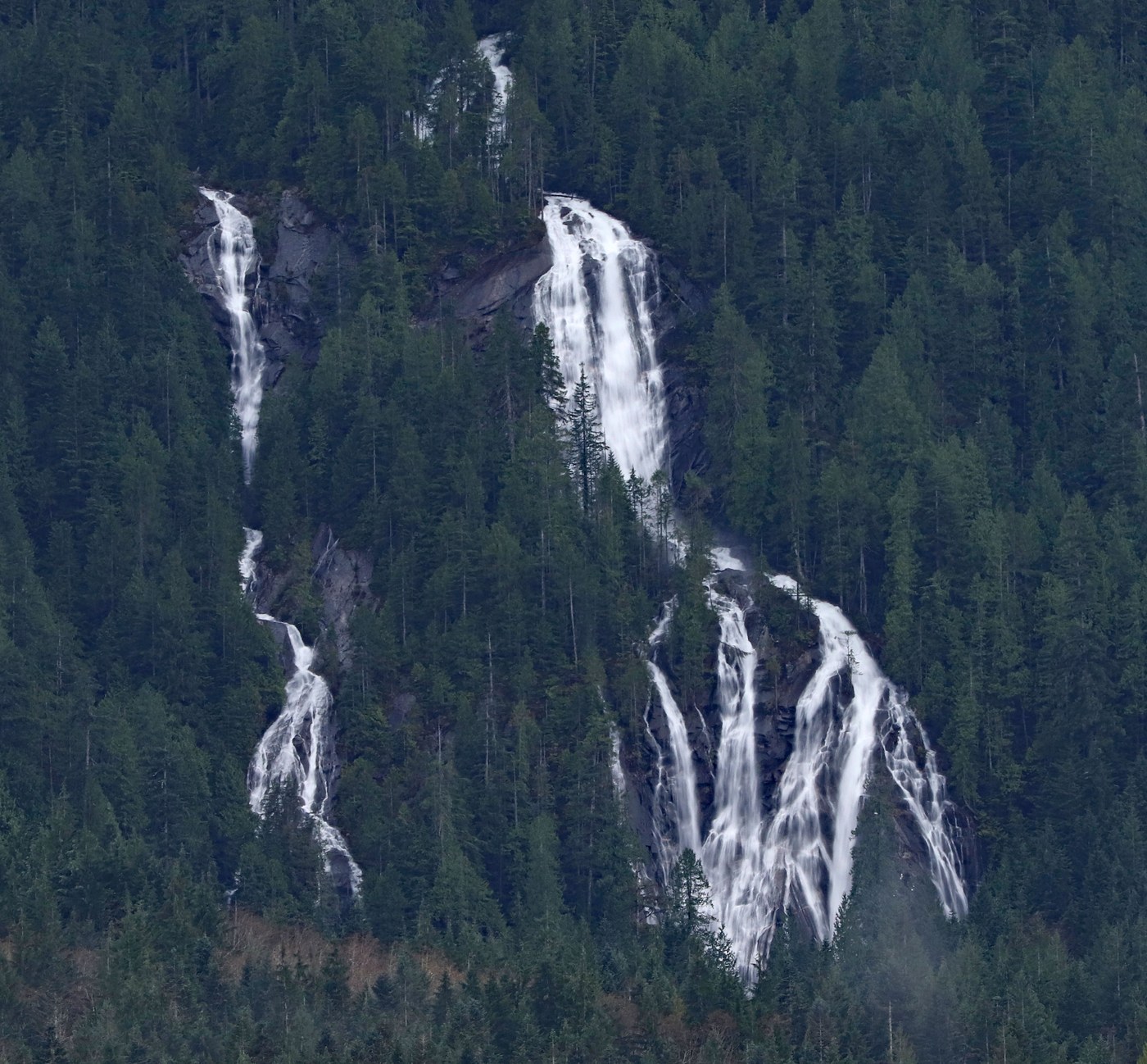Bridal Veil Falls from Hwy 2