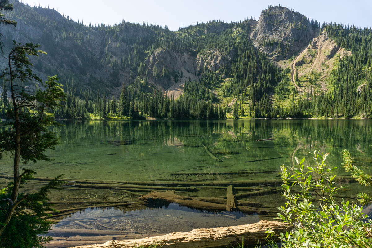 Trail Creek, Lake Michael, Waptus Lake via Waptus River, Deep Lake