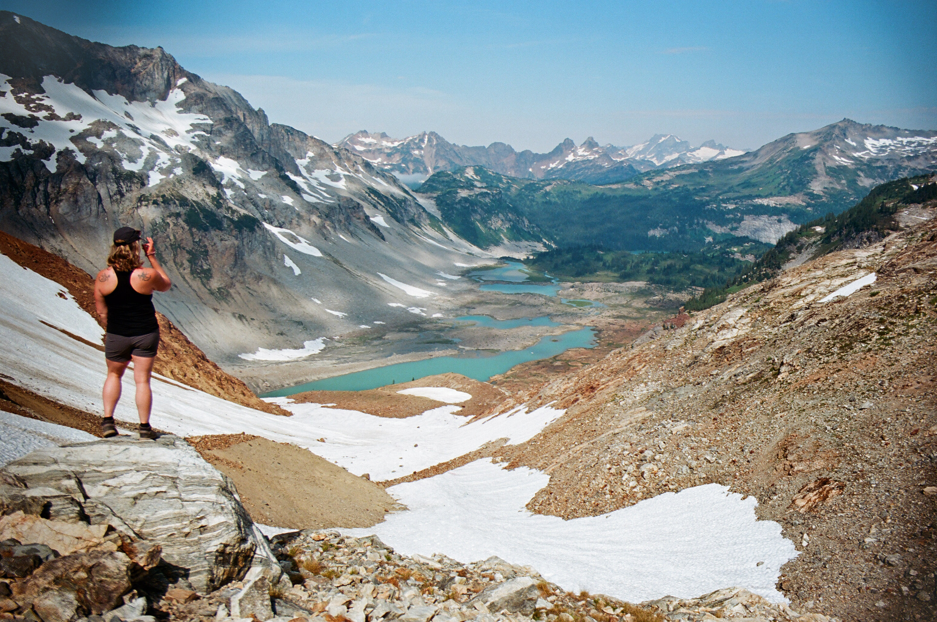 Spider Gap, Spider Meadow and Phelps Basin, Upper Lyman Lake