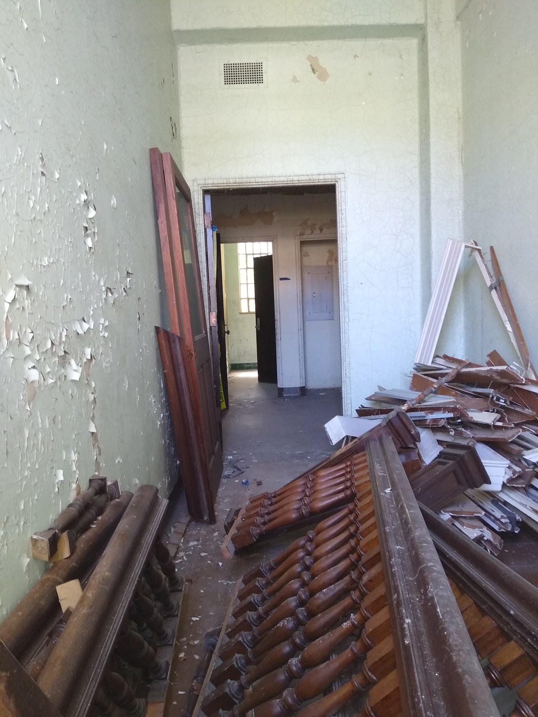 Inside hospital